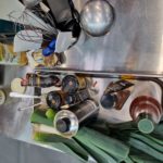Démonstration culinaire: Fondue de poireaux, NOis de St-Jacques, Véritable Andouille de Vire.